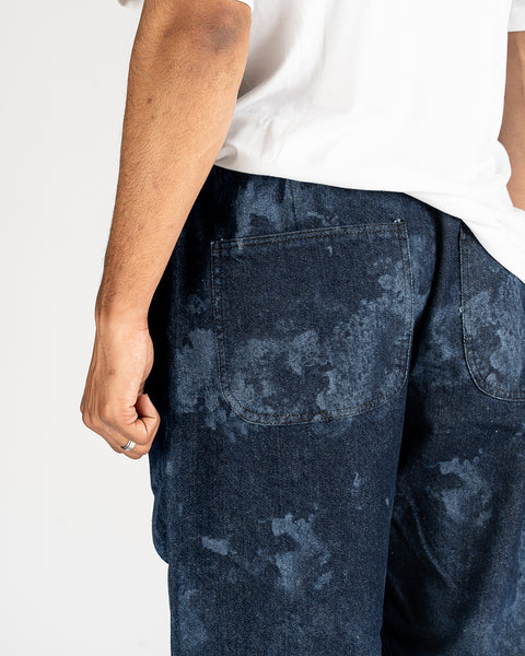 Indigo Rich Acid Wash Baggy Denim