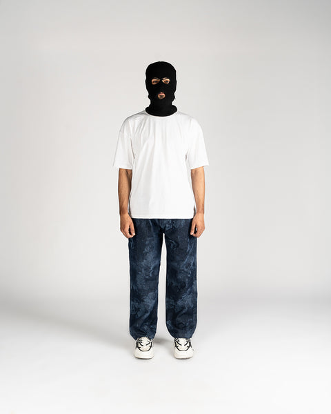 Indigo Rich Acid Wash Baggy Denim