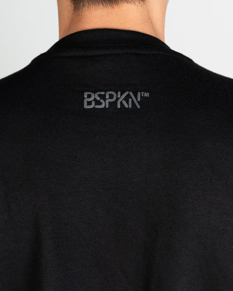 Black Monoblock Tee