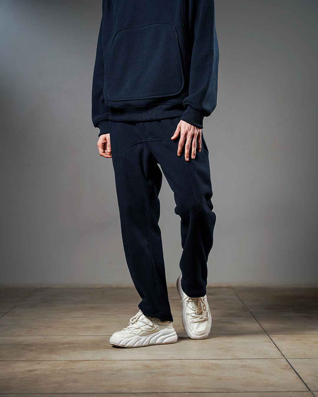 Navy Intersect Trouser - Regular Fit // UNISEX