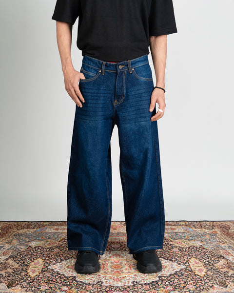Blue Drift Baggy Jeans - Balloon fit
