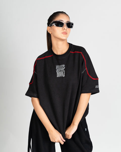 Quantum Stitch Tee - Black