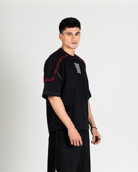 Quantum Stitch Tee - Black