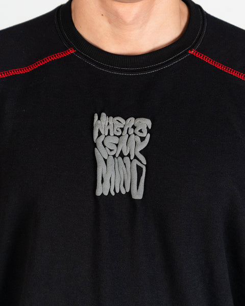 Quantum Stitch Tee - Black