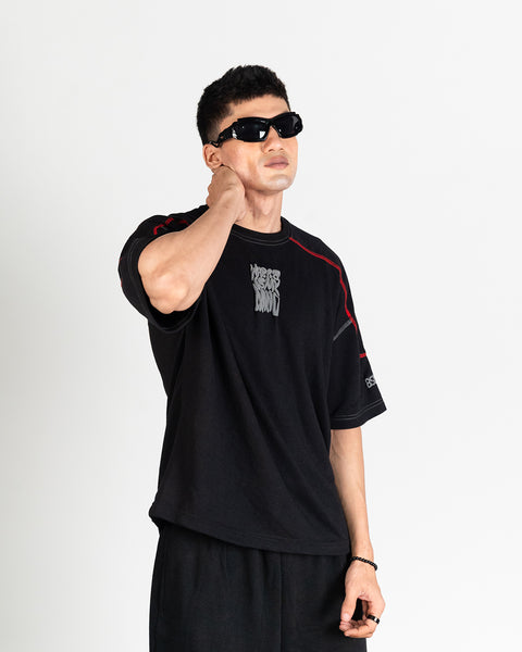 Quantum Stitch Tee - Black