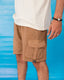 Brown Cargo Short-UNISEX