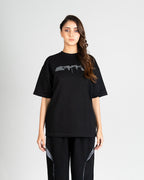 Black Monoblock Tee