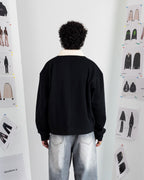 EMBLEM POLO SWEATSHIRT – OVERSIZE