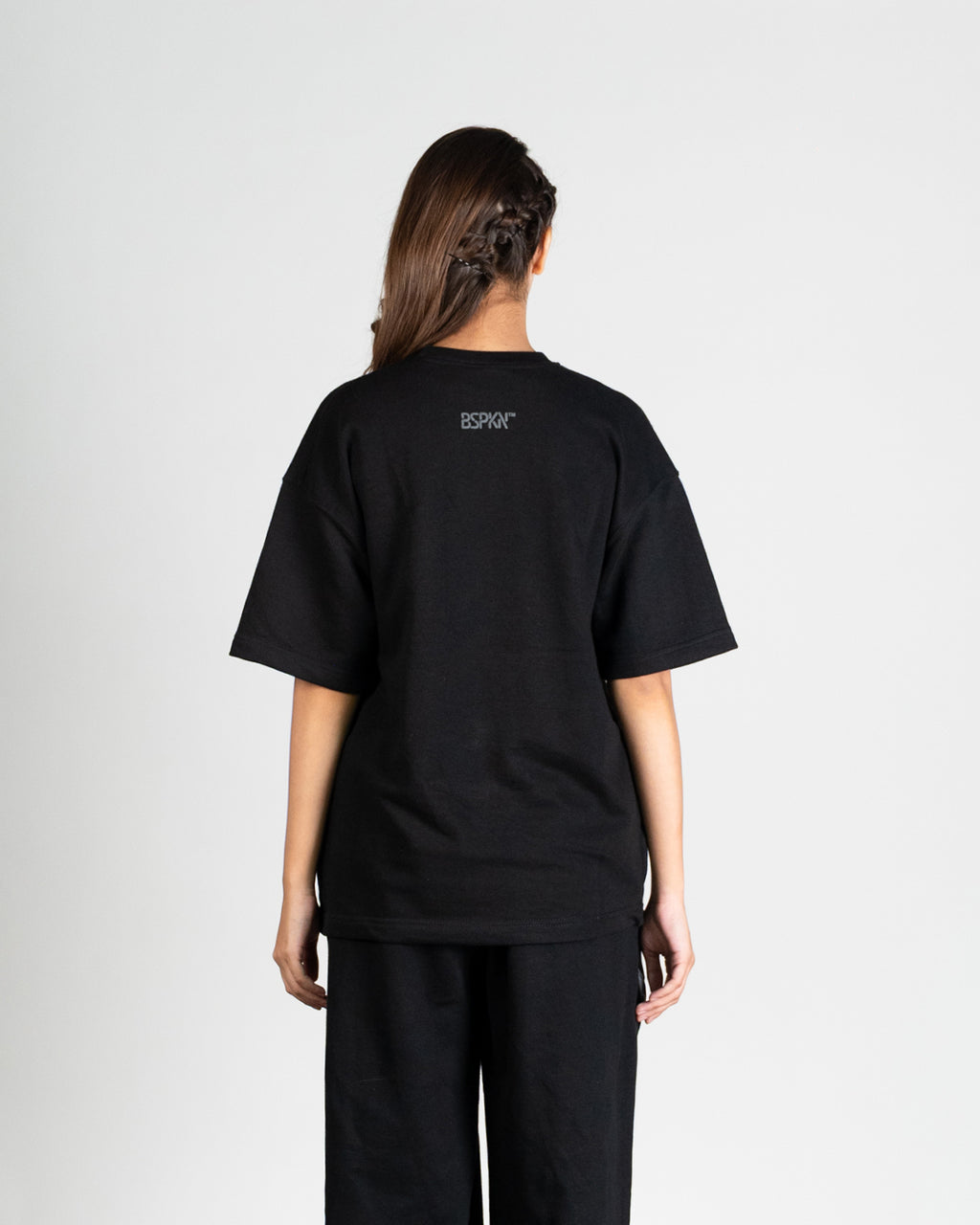 Black Monoblock Tee