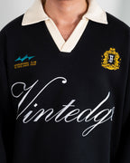 EMBLEM POLO SWEATSHIRT – OVERSIZE