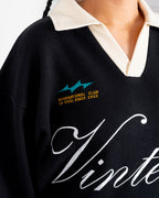 EMBLEM POLO SWEATSHIRT – OVERSIZE