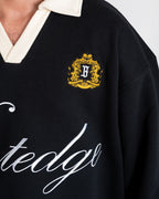 EMBLEM POLO SWEATSHIRT – OVERSIZE
