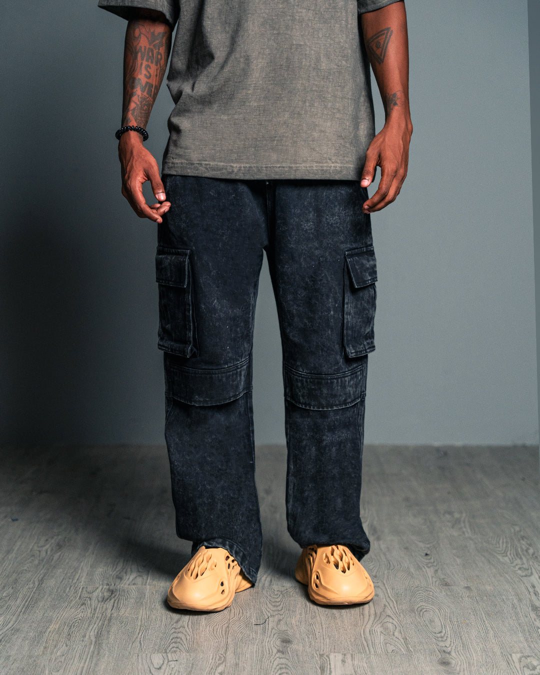 Diesel Denim Cargo Pants - Wide Leg- UNISEX