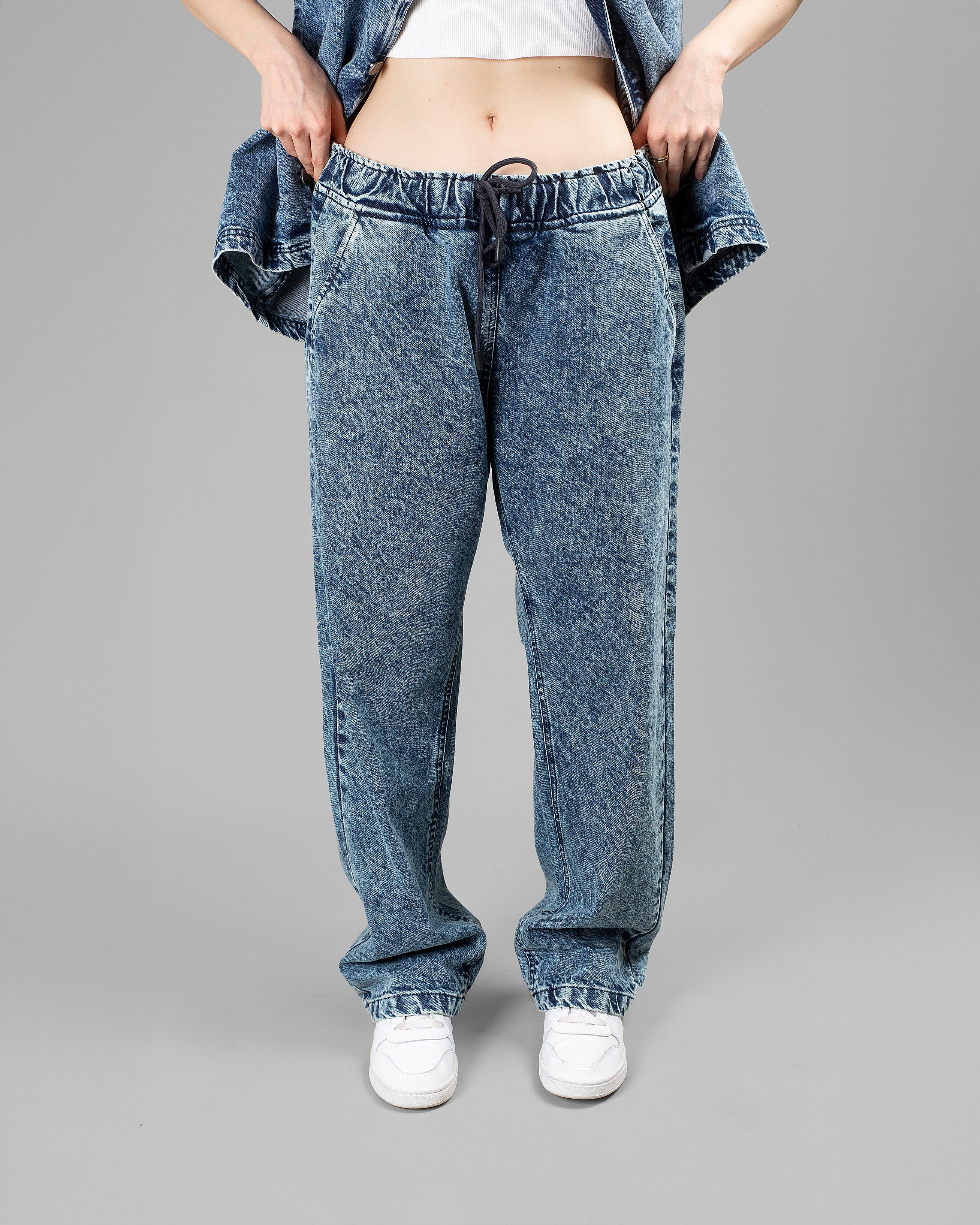 Acid Wash Wide-Leg Pants // UNISEX Secondary image