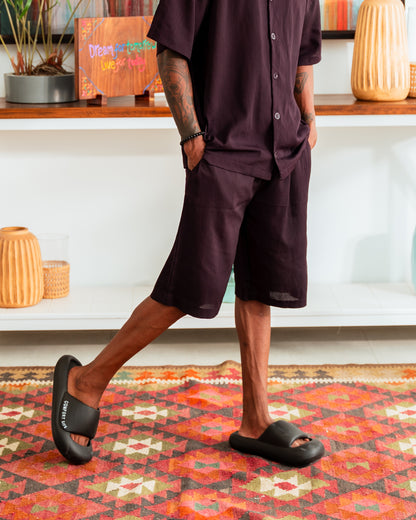 Plum Shorts - Relaxed Fit