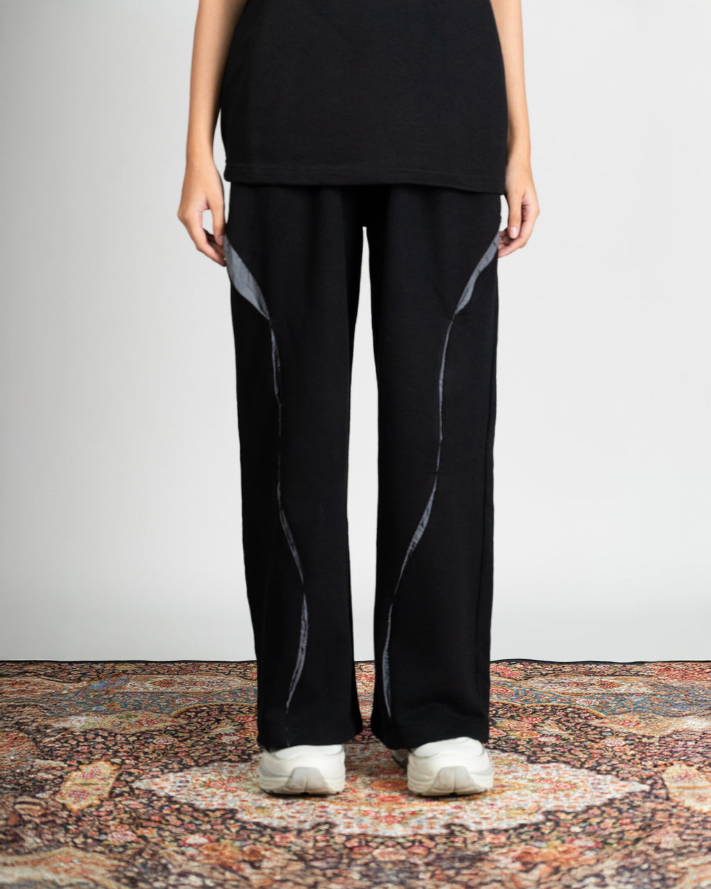 Premium Black-Arcflow Trousers
