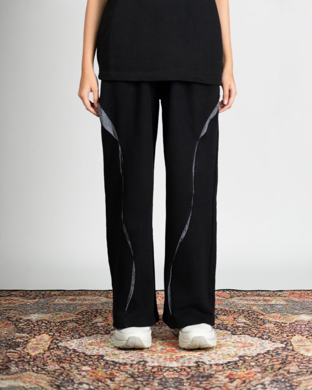 Premium Black-Arcflow Trousers