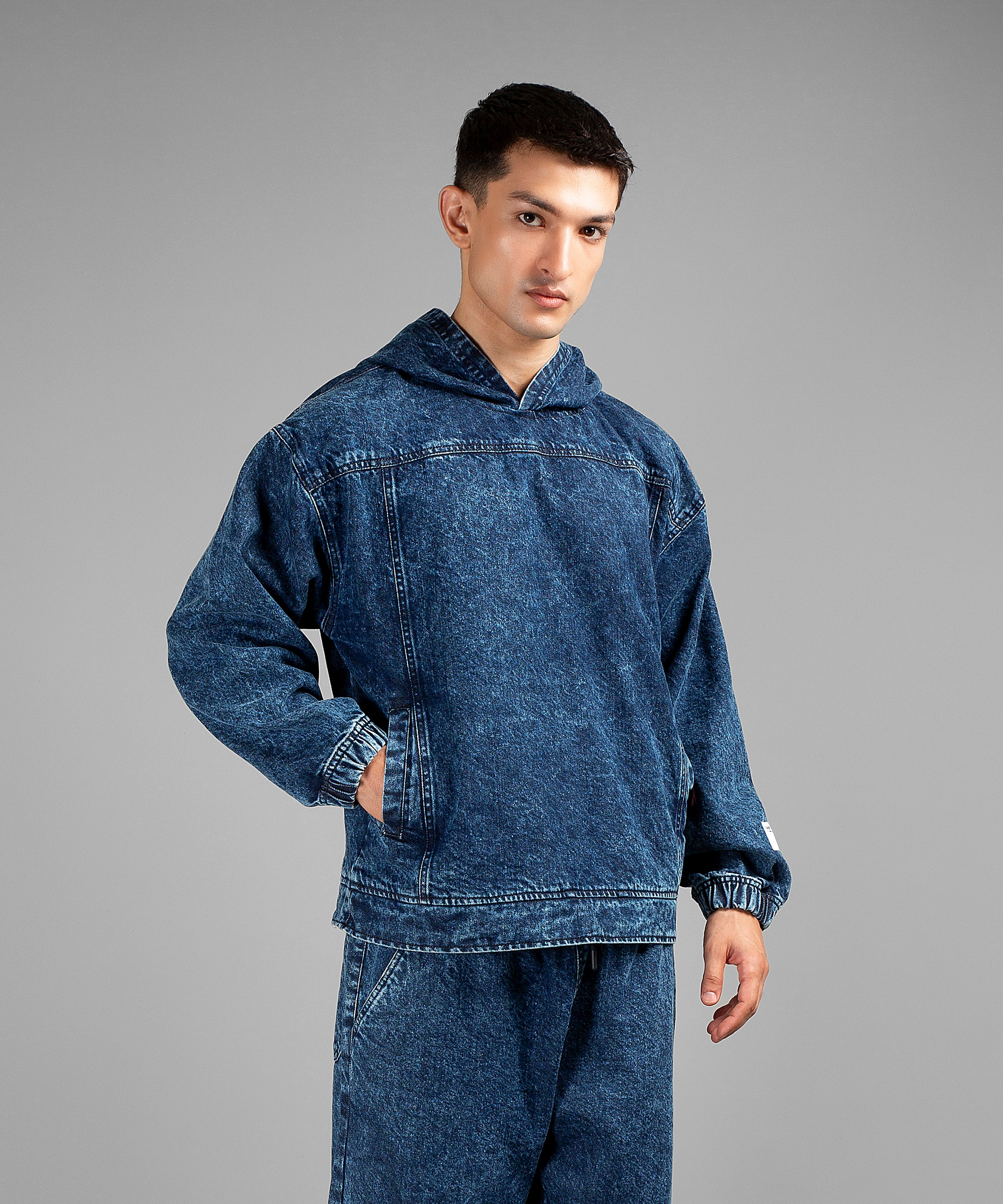 New! Hooded Full Mesh Combo (Blue) main image 1