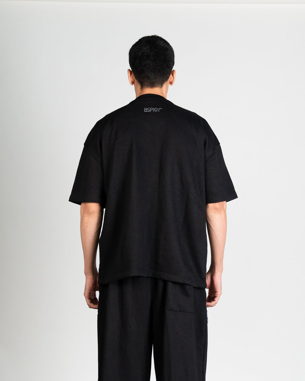 Black Monoblock Tee