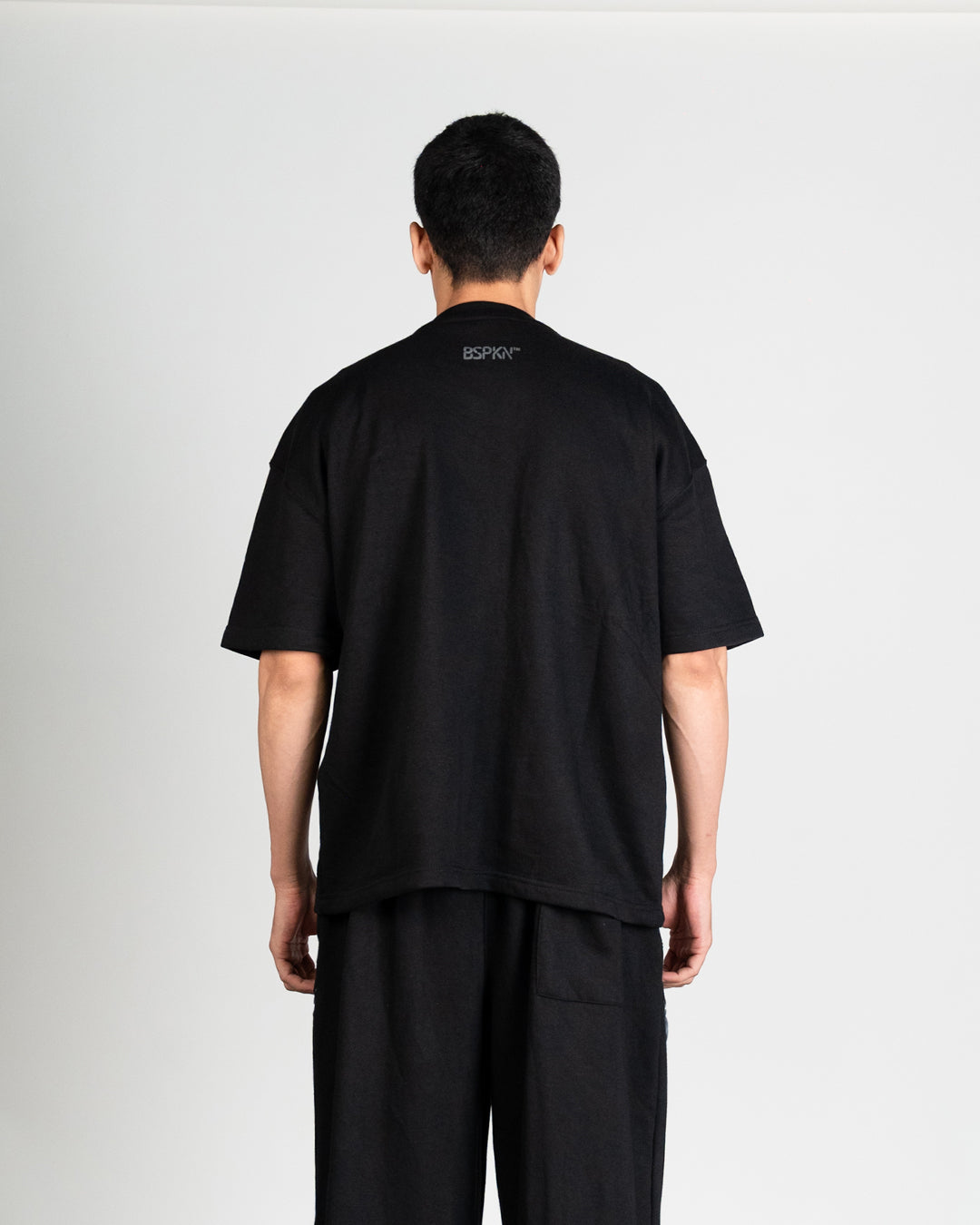 Black Monoblock Tee