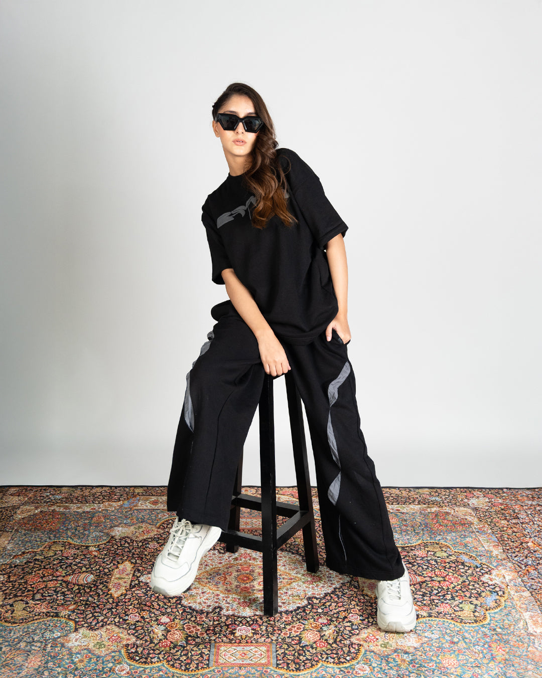 Premium Black-Arcflow Trousers Main image