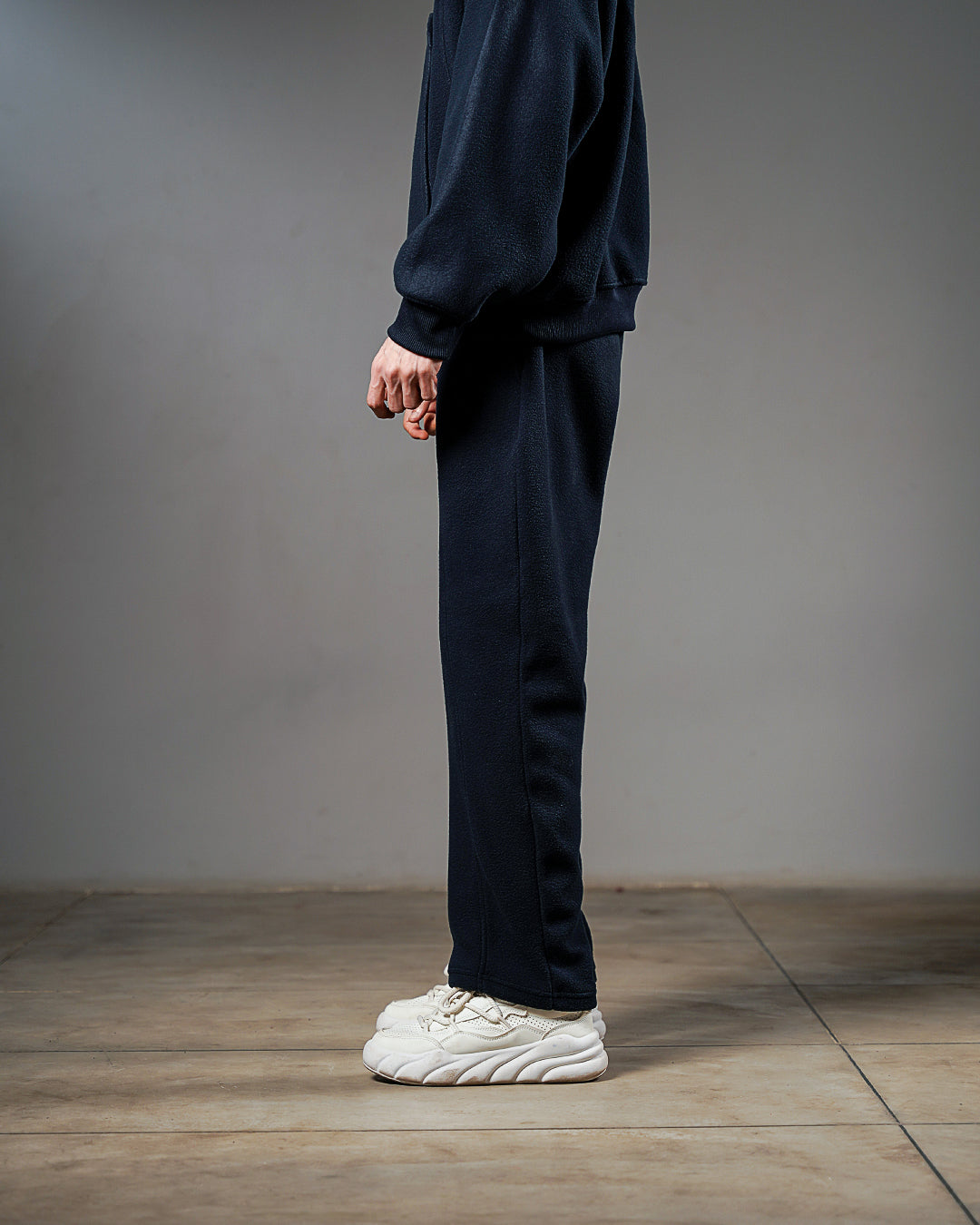 Navy Intersect Trouser - Wide Leg // UNISEX Secondary image