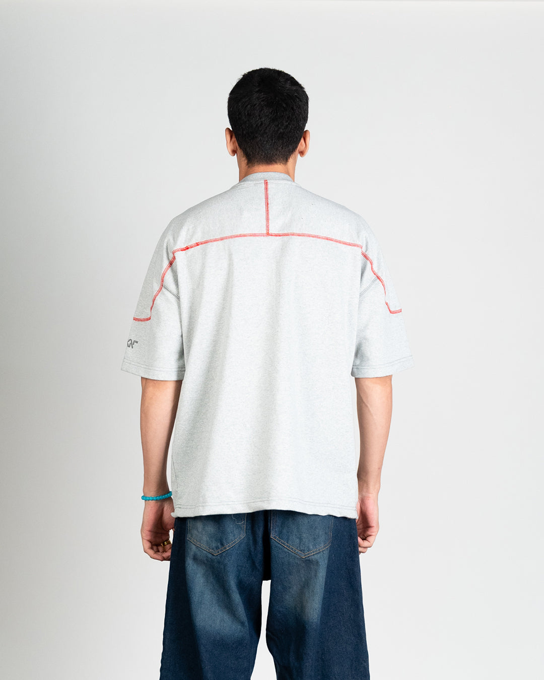 Quantum Stitch Tee - Heather Grey