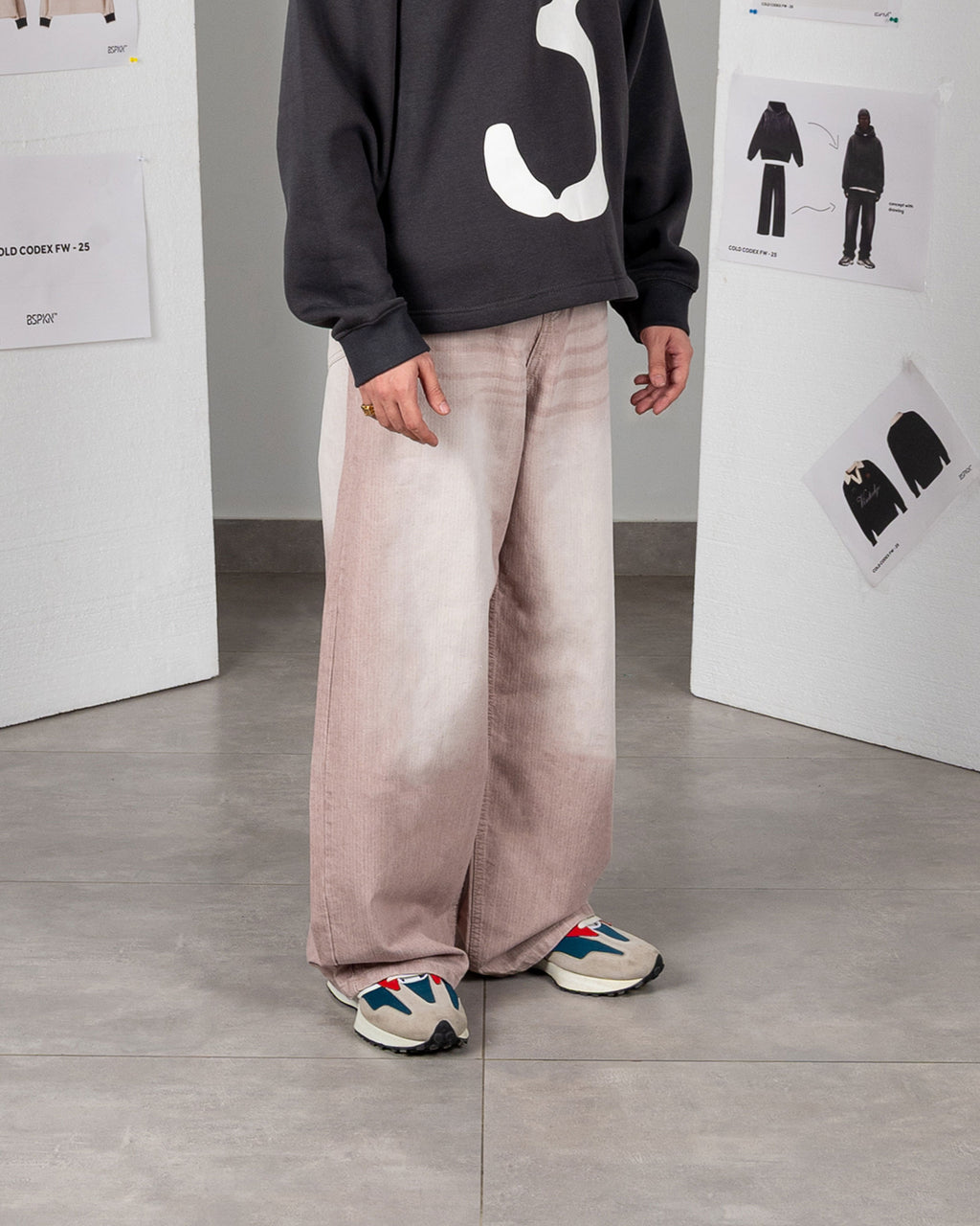 Dust Rose Denim - Loose fit - UNISEX