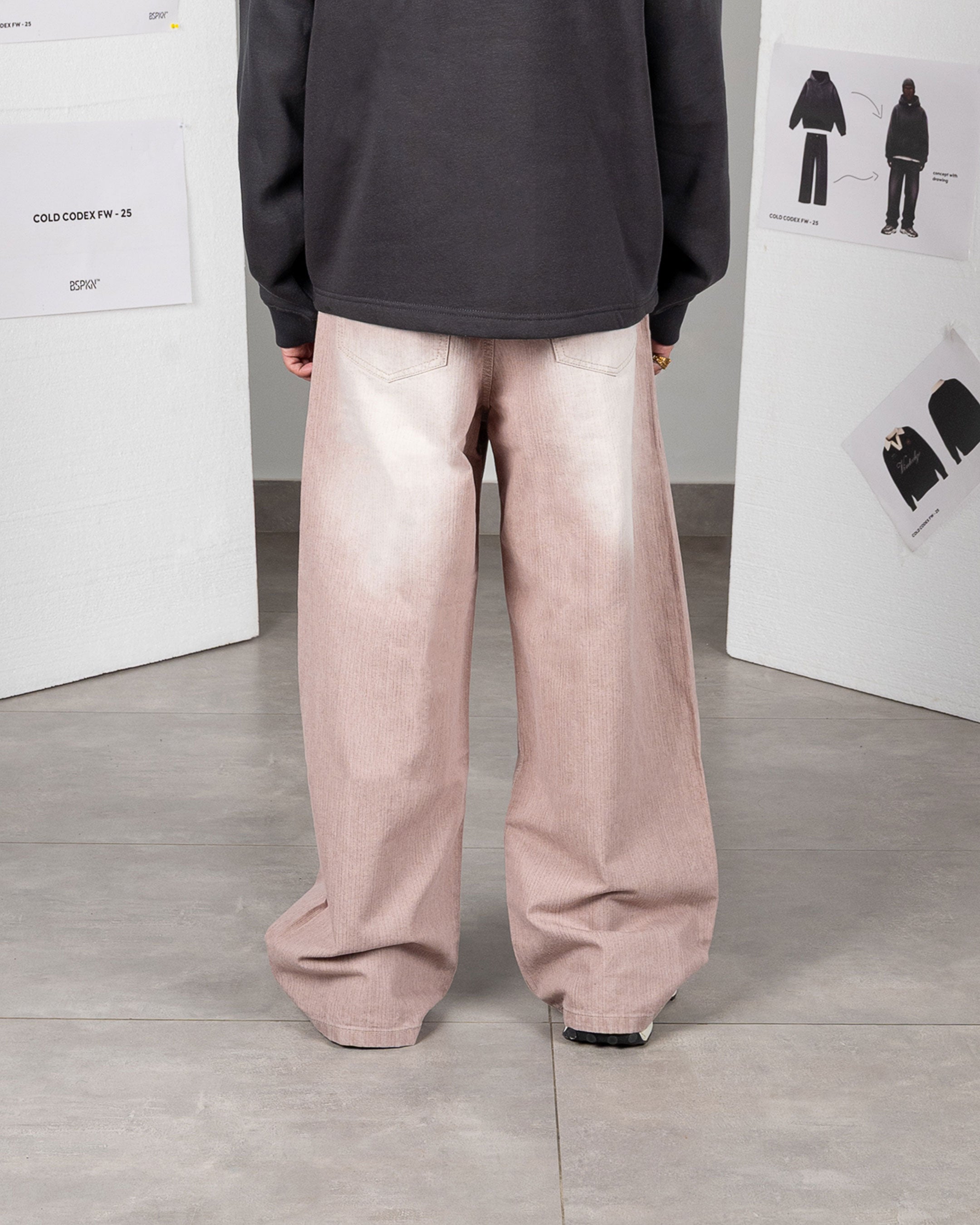 Dust Rose Denim - Loose fit - UNISEX