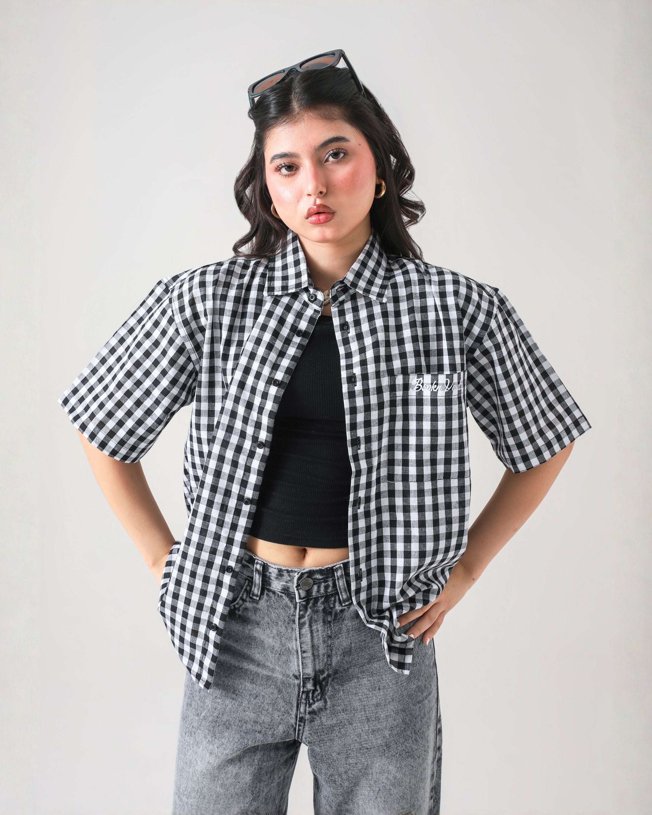 THE ANARCHY CHECK BOXY-FIT SHIRT Secondary image