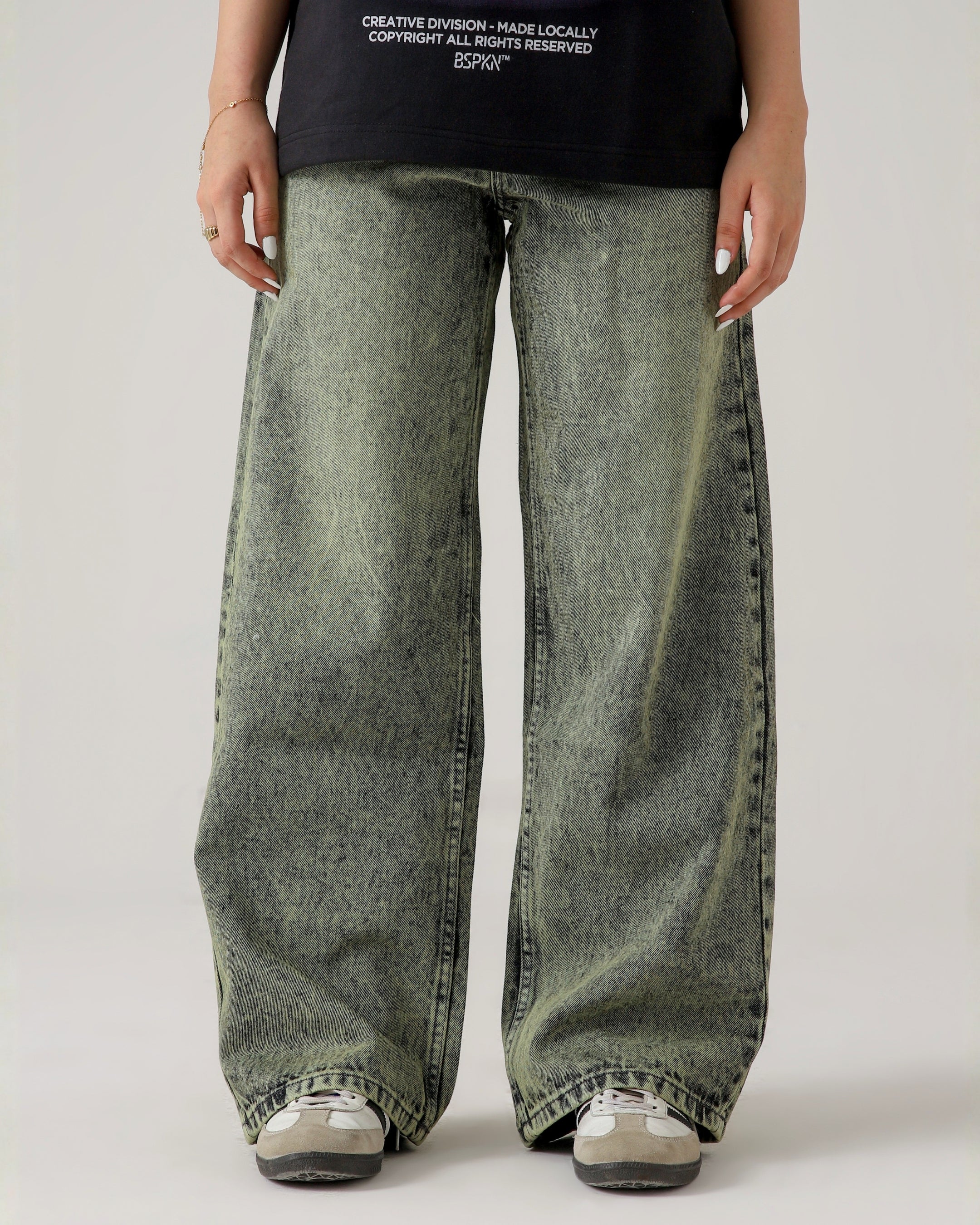 The Moss Acid Static Baggy Denim Main image