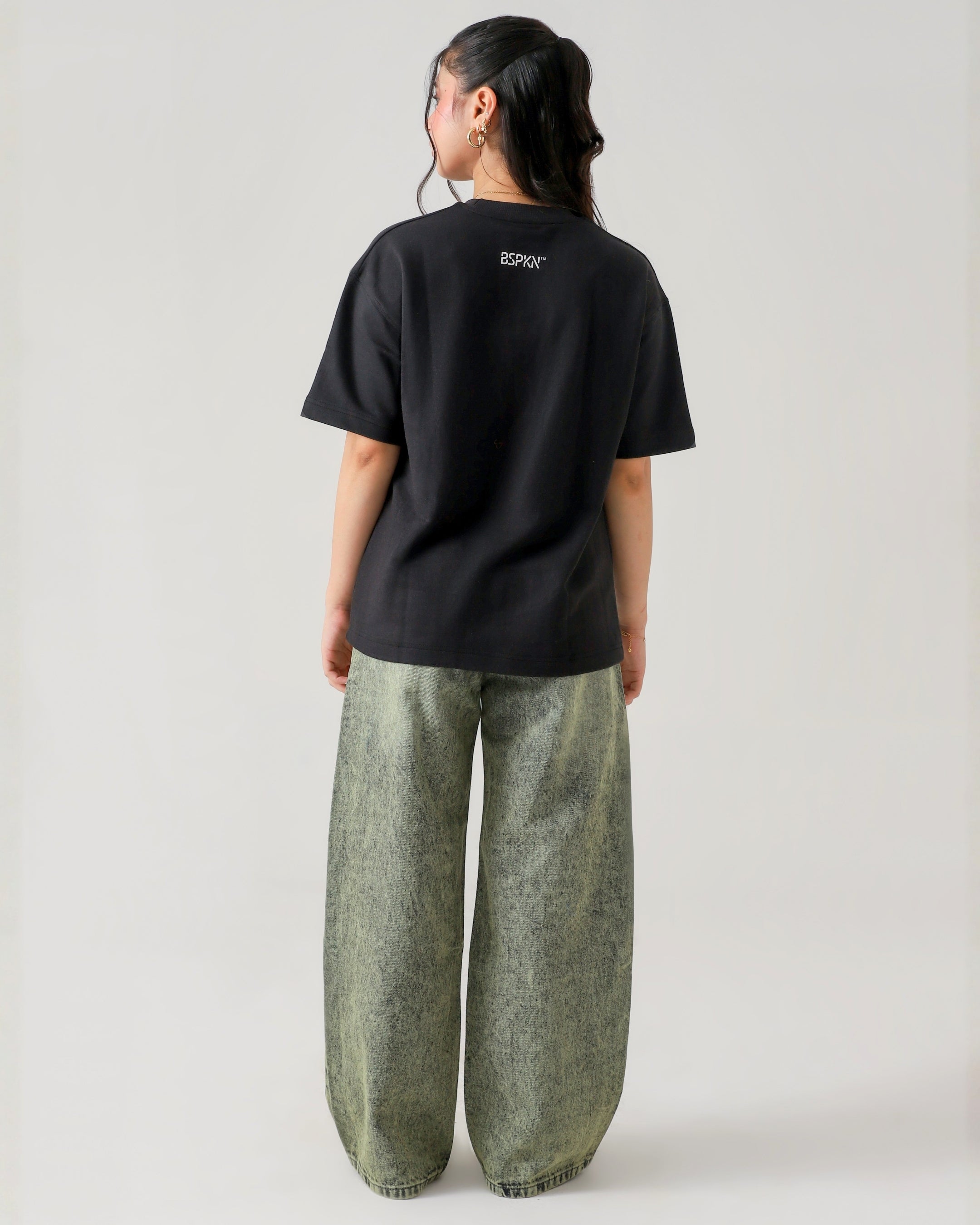 THE MOSS ACID STATIC BAGGY DENIM