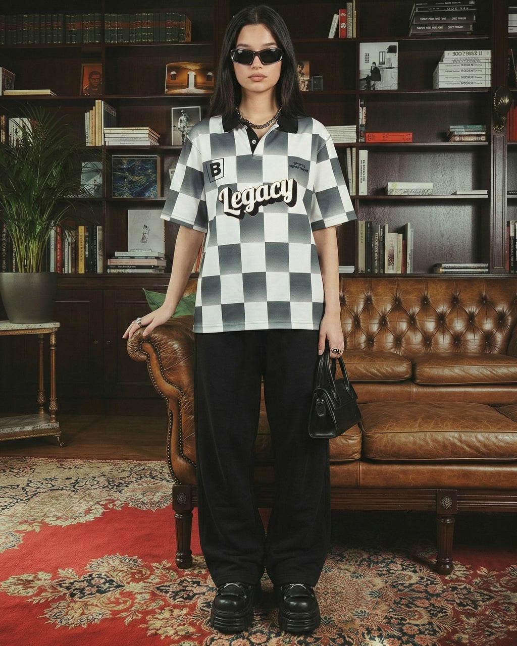 THE URBAN WIDE-LEG TROUSERS BLACK - UNISEX