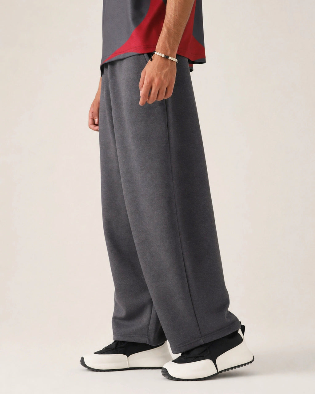THE ECLIPSE CHARCOAL LOOSE TROUSER