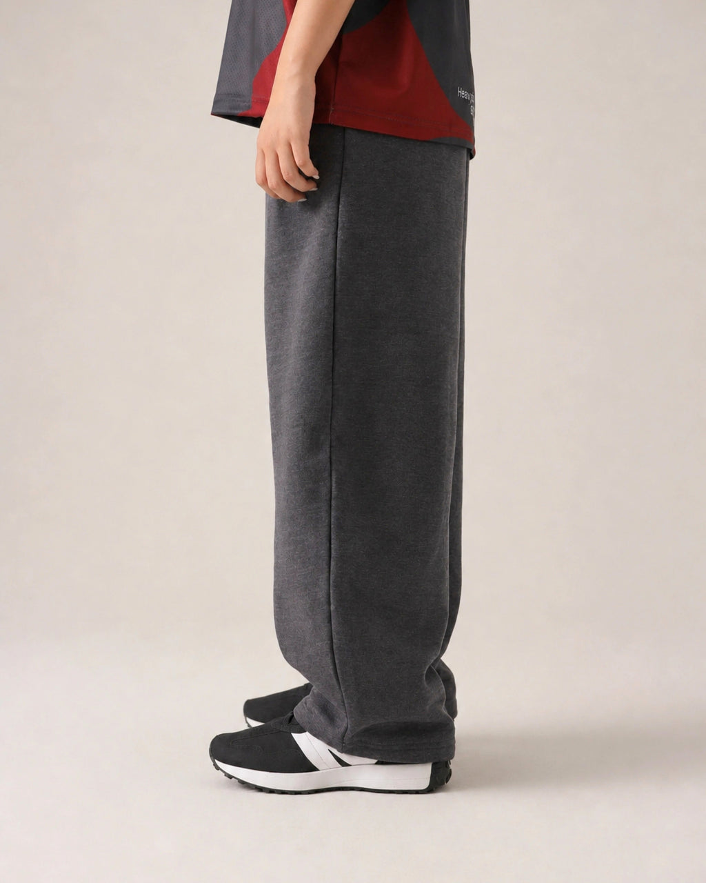 THE ECLIPSE CHARCOAL LOOSE TROUSER