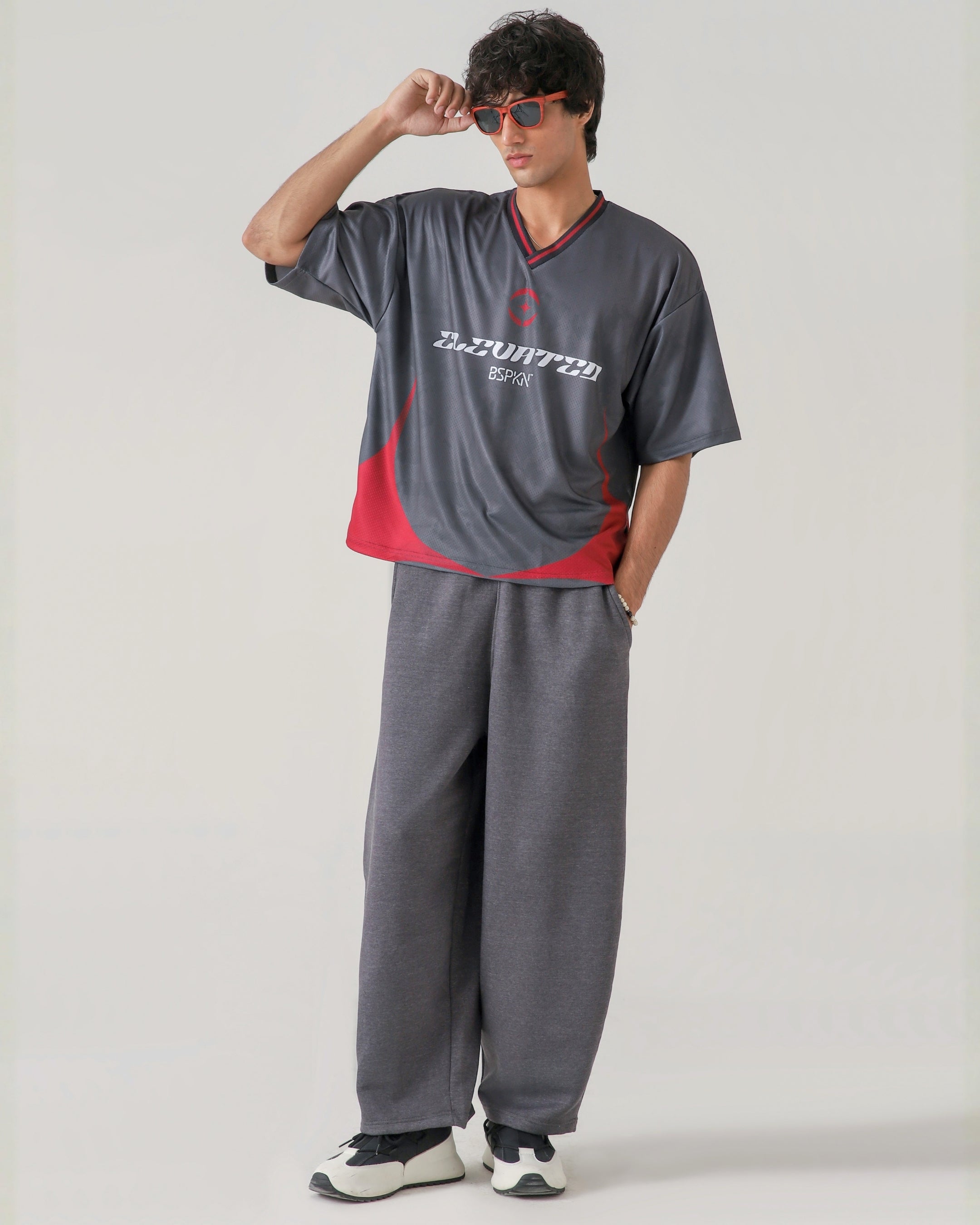 THE ECLIPSE CHARCOAL LOOSE TROUSER