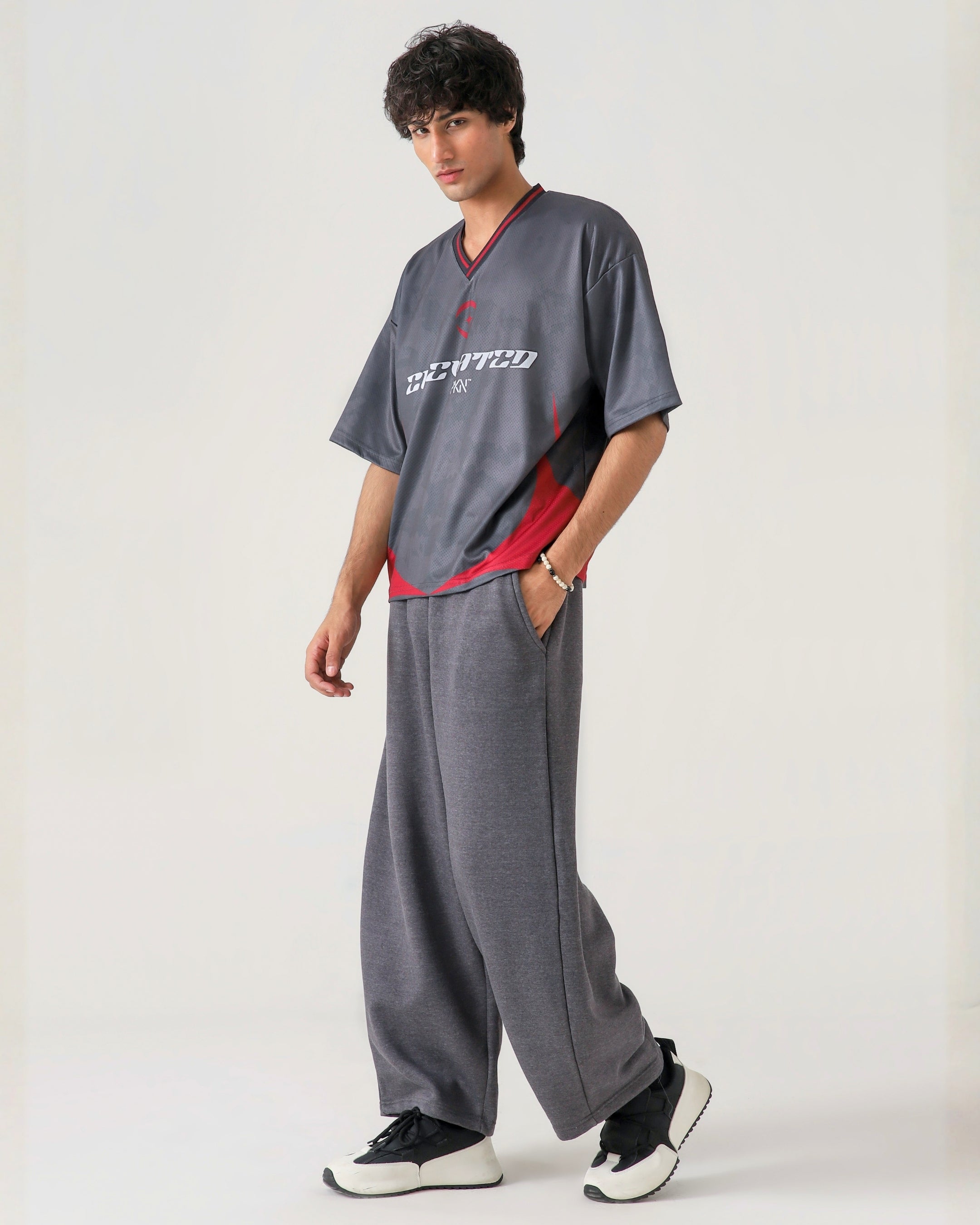 THE ECLIPSE CHARCOAL LOOSE TROUSER