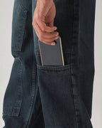 THE UTILITY OLIVE LOOSE DENIM