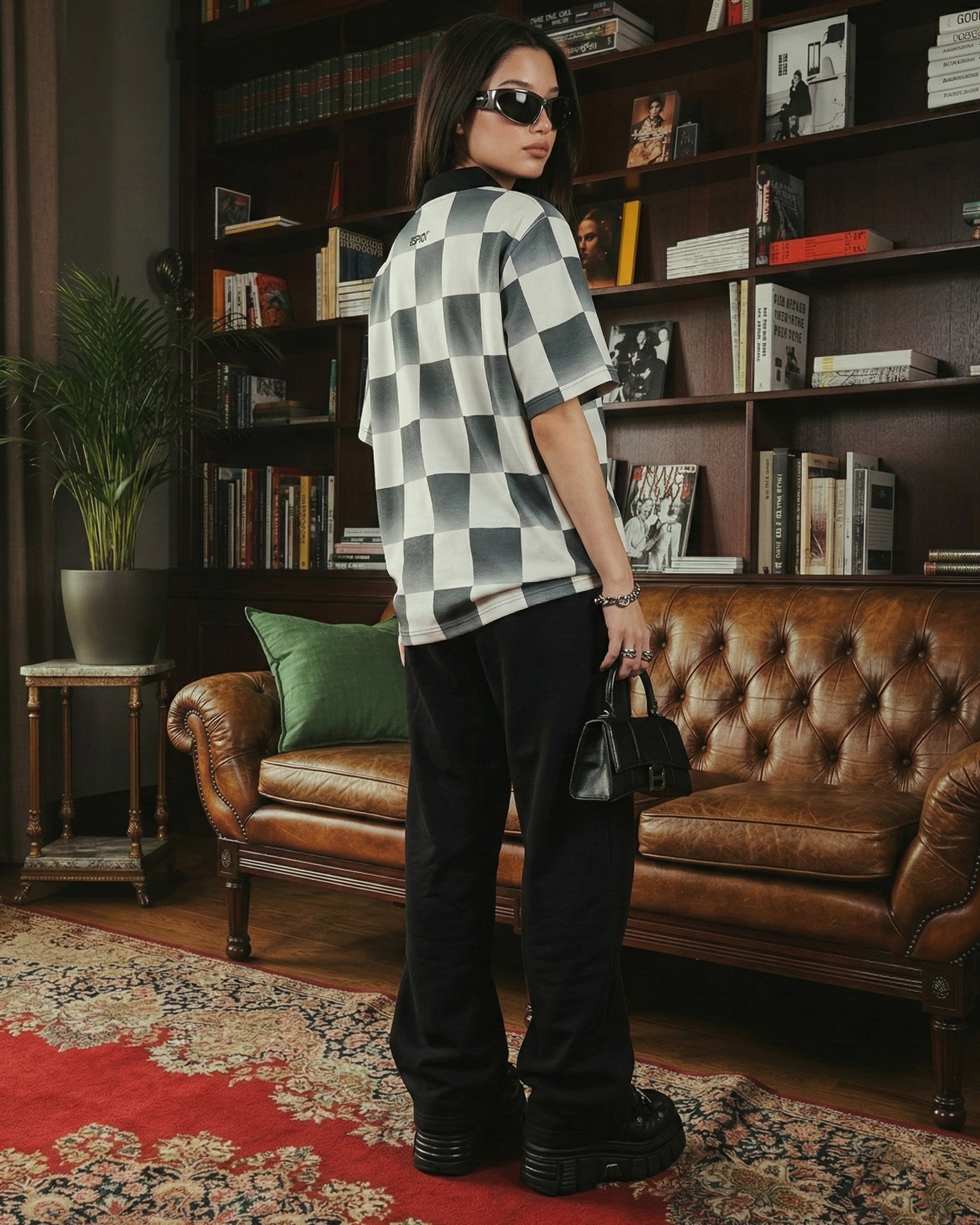 THE LEGACY CHECK JERSEY- UNISEX POLO