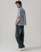 THE UTILITY OLIVE LOOSE DENIM