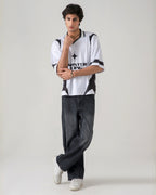 THE SHADOW RAIL BLACK LOOSE DENIM