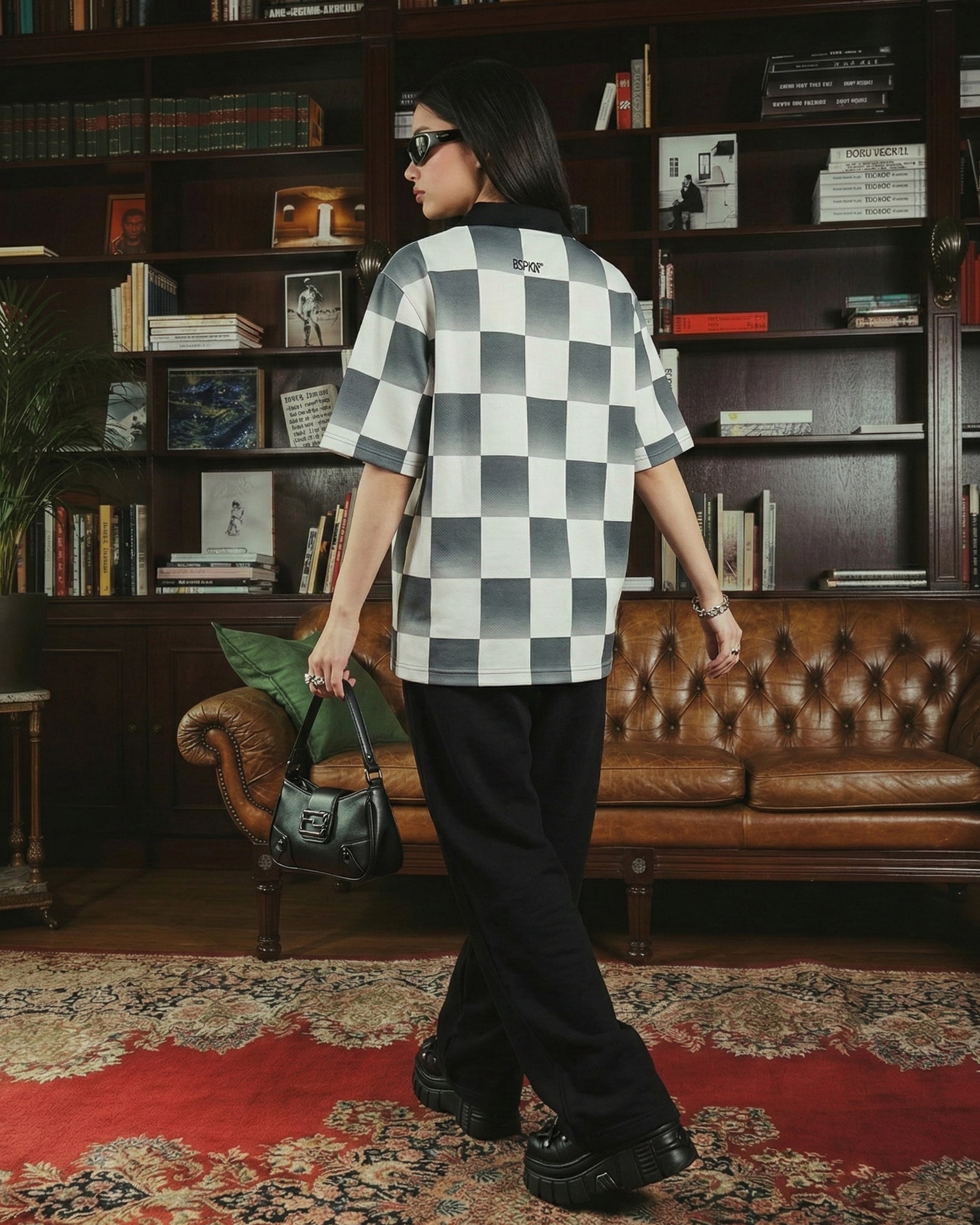 THE LEGACY CHECK JERSEY- UNISEX POLO