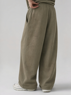 THE URBAN WIDE-LEG TROUSERS GREEN - UNISEX