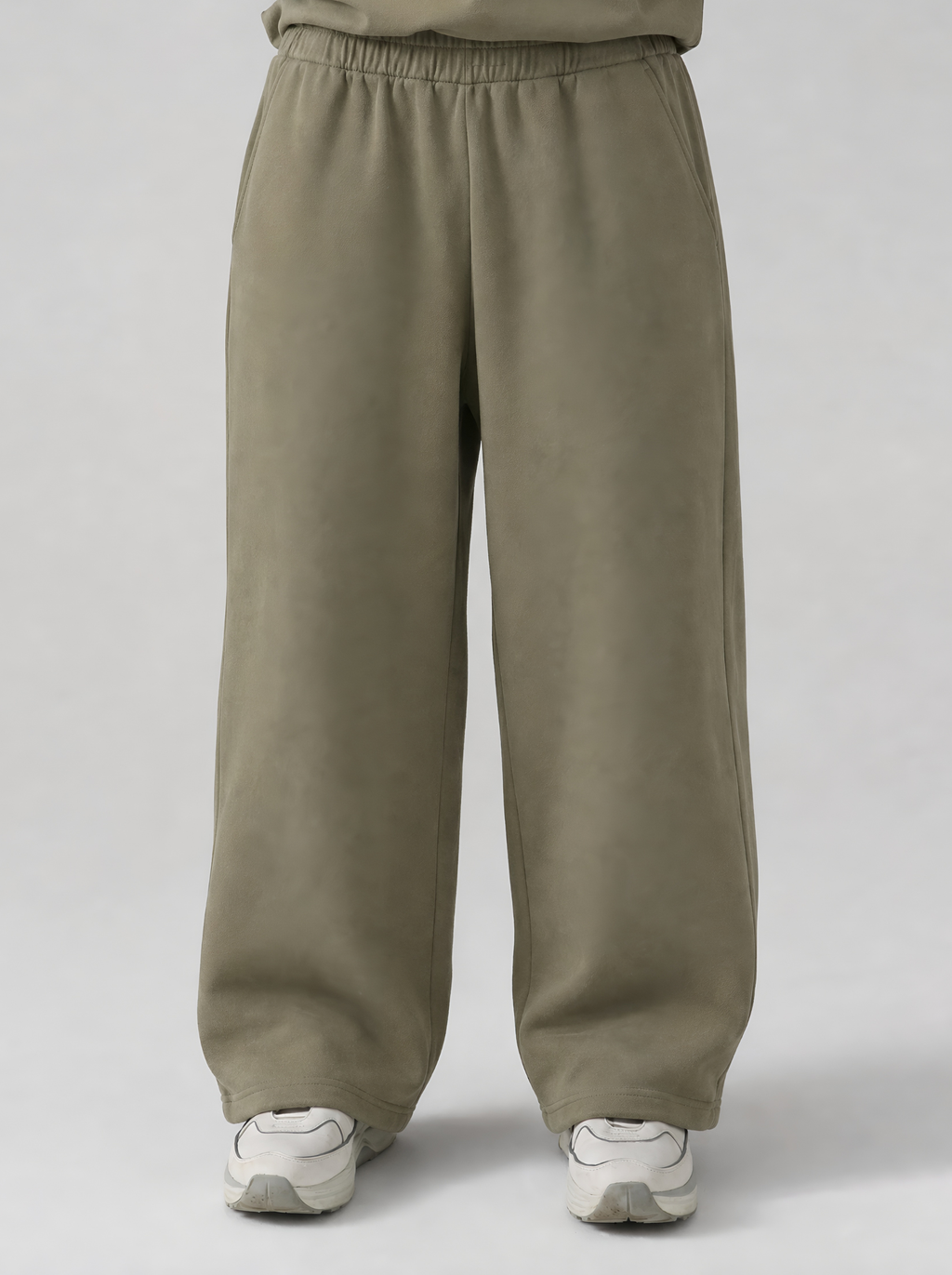 THE URBAN WIDE-LEG TROUSERS GREEN - UNISEX