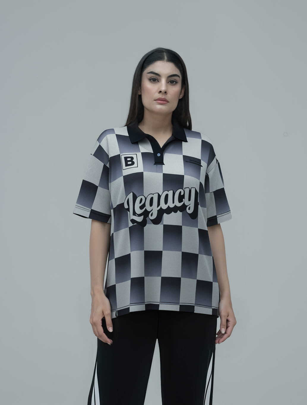THE LEGACY CHECK JERSEY- POLO Main image