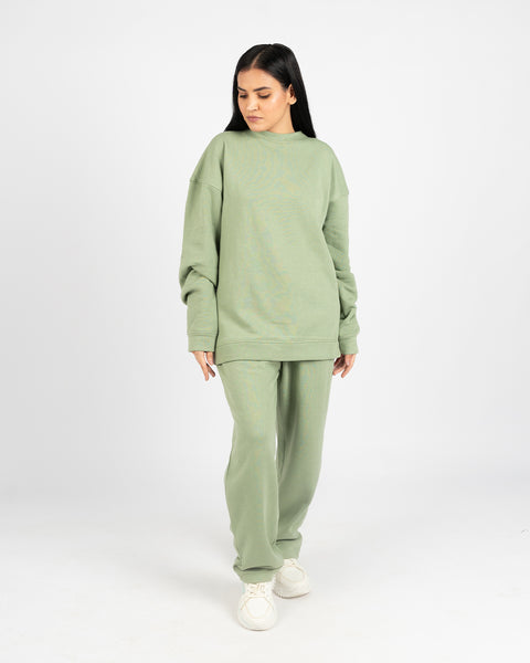 Oversized Pistachio Trouser - Relaxed Fit -UNISEX