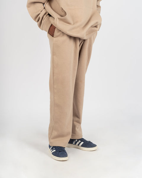 Oversized Beige Trouser - Relaxed Fit- UNISEX