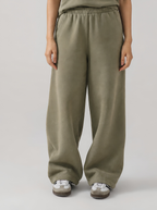 THE URBAN WIDE-LEG TROUSERS GREEN - UNISEX