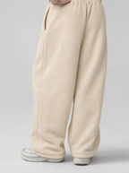 THE URBAN WIDE-LEG TROUSERS CREAM - UNISEX