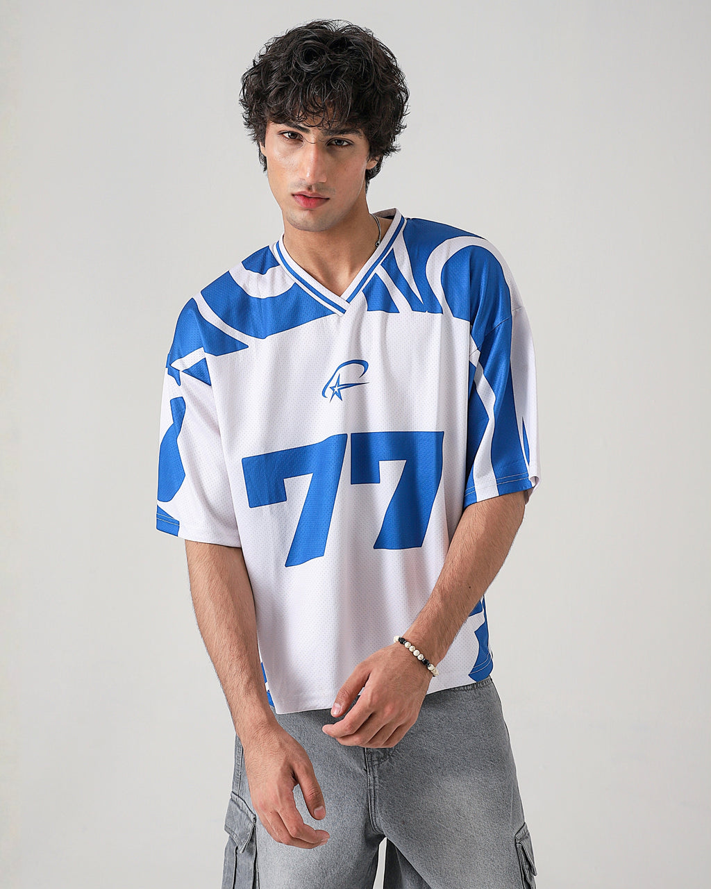 THE BLITZ-77 OVERSIZED MESH JERSEY